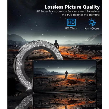 Diamond sklo, ochranný rámček na kameru - Samsung