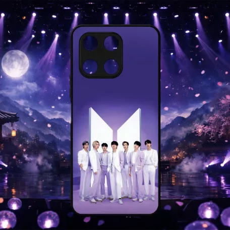 BTS in white - Honor obal 