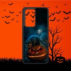 Halloween - Čierna mačka - Google Pixel / Huawei obal 