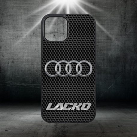 S vlastným menom – Logo Audi - iPhone obal 