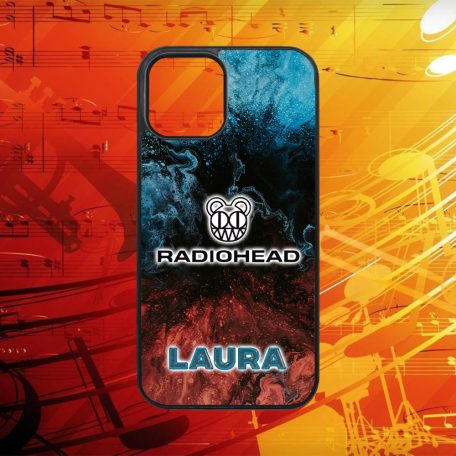 S vlastným menom - Radiohead logo - iPhone obal 