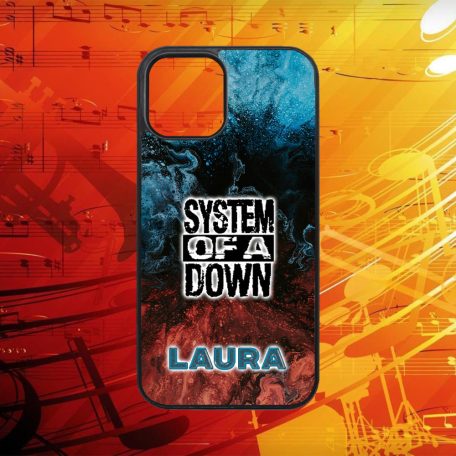 S vlastným menom - System of a Down logo - iPhone obal 