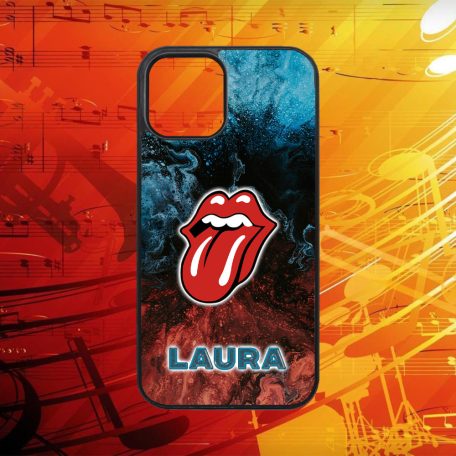 S vlastným menom - The Rolling Stones logo - iPhone obal 