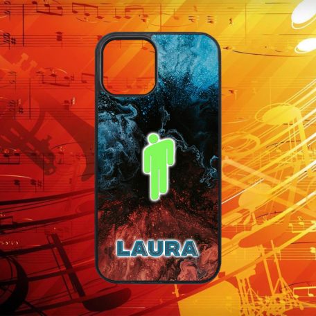 S vlastným menom - Billie Eilish logo - iPhone obal 