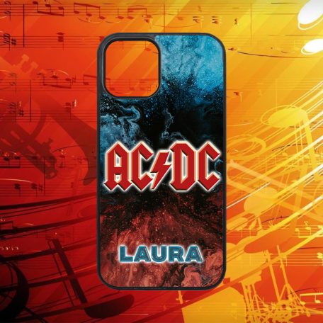 S vlastným menom - AC/DC logo - iPhone obal 