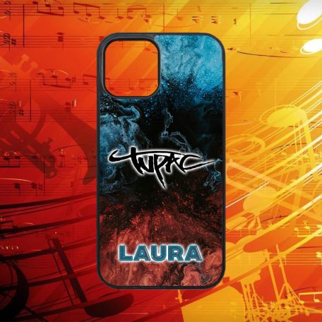 S vlastným menom - Tupac logo - iPhone obal 