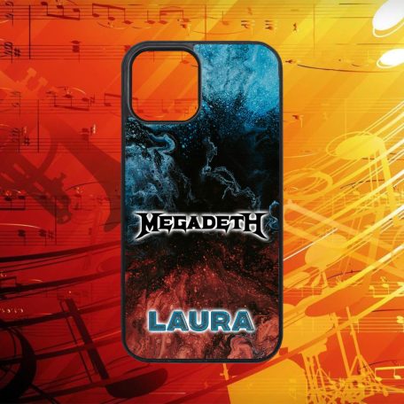 S vlastným menom - Megadeth logo - iPhone obal 