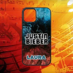 S vlastným menom - Justin Bieber logo - iPhone obal 