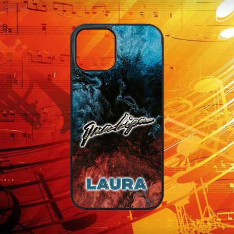 S vlastným menom - Dua Lipa logo - iPhone obal 