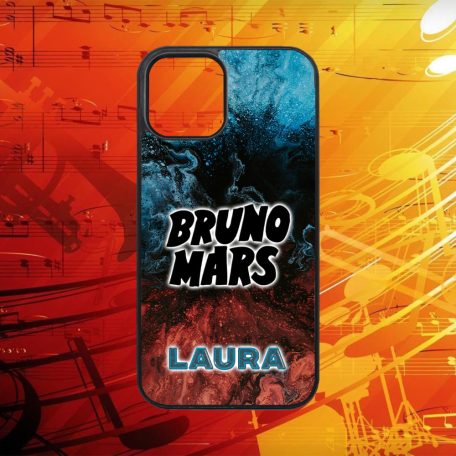 S vlastným menom - Bruno Mars logo - iPhone obal 