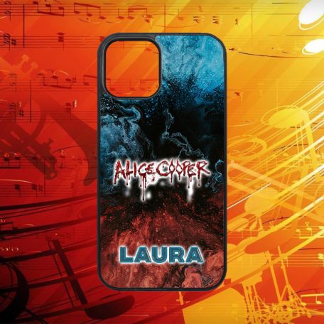 S vlastným menom - Alice Cooper logo - iPhone obal 