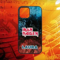 S vlastným menom - Iron Maiden logo - iPhone obal 