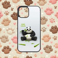 Medvedíky - Keep Calm Panda - iPhone obal 