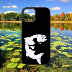 Rybárčenie – Silhouette - iPhone obal 