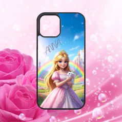   "S vlastným menom - Štýlové baby - Dúhová princezná - iPhone obal 