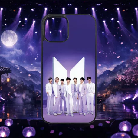 BTS in white - iPhone obal 