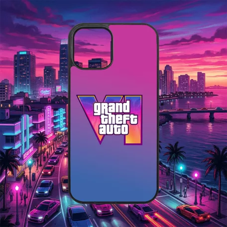Grand Theft  Auto - GTA VI logo - iPhone obal 