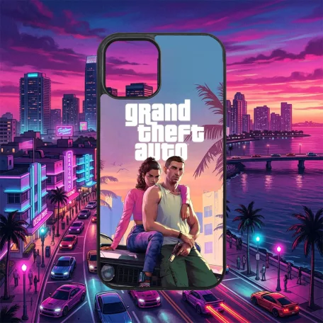 Grand Theft  Auto - GTA VI Lucia & Jason - iPhone obal 