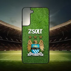 S vlastným menom - Manchester City logo - Samsung obal