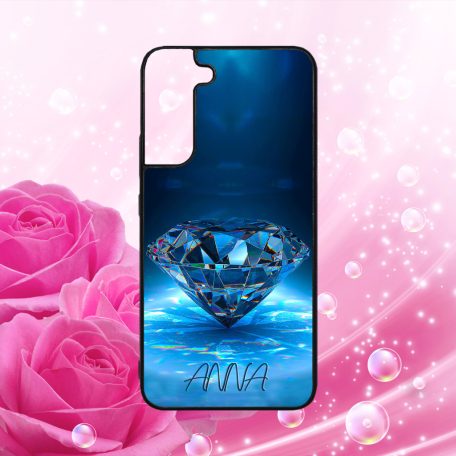 "S vlastným menom - Štýlové baby - Nebeská modrá žiara - Samsung obal
