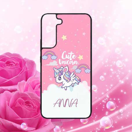 "S vlastným menom - Štýlové baby - Kawaii jednorožec - Samsung obal