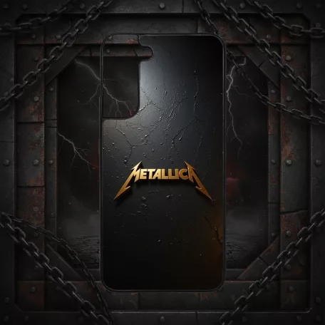 Metallica - Gold logo - Samsung obal
