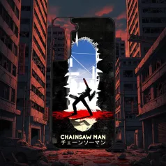 Chainsaw Man - Silhouette City - Samsung obal