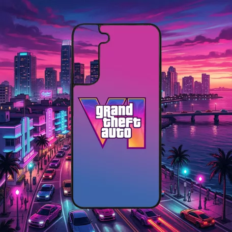Grand Theft  Auto - GTA VI logo - Samsung obal
