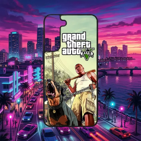 Grand Theft  Auto - GTA V Franklin Clinton - Samsung obal