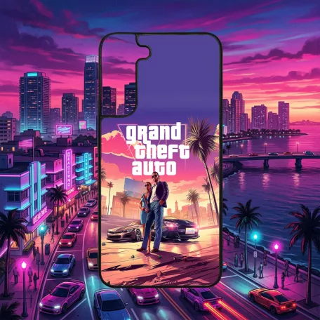 Grand Theft  Auto - GTA VI beach - Samsung obal