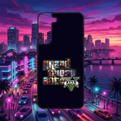 Grand Theft  Auto - GTA V logo - Samsung obal
