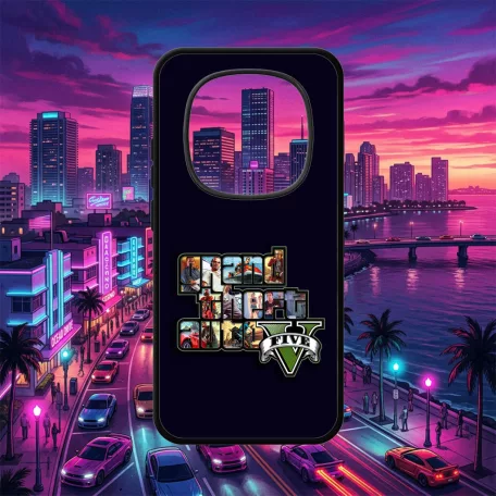 Grand Theft  Auto - GTA V logo - Xiaomi obal
